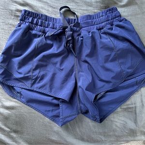 Bright Blue Lululemon Shorts 2.5 Inch Inseam With Pocket